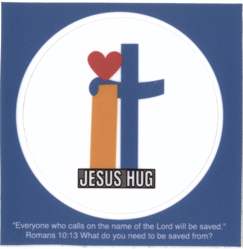 Jesus HUG Sticker